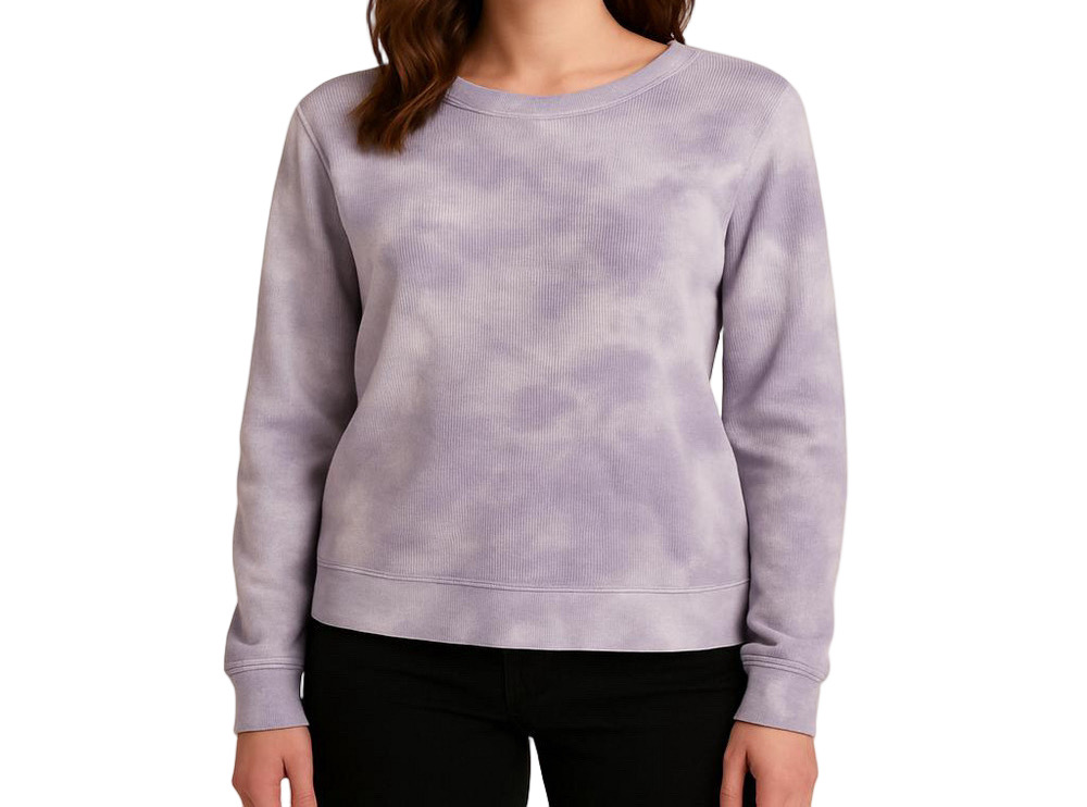 Splendid Tie Dye Waffle Knit Top Woman’s Size Medium Shirt